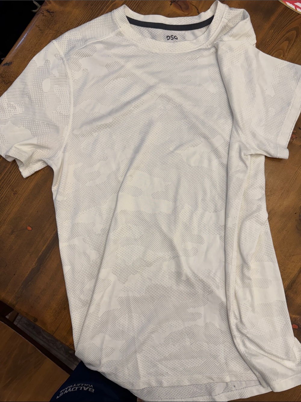 DSG White Subtle Camo Athletic Shirt